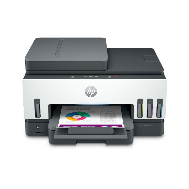 HP INC | 4WF66AAKY | Impresora Multifuncional HP Smart Tank 790 (Imprime, copia, escanea, envío de fax, AAD y