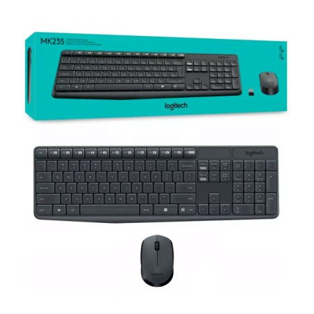 LOGITECH | 920-007901 | Combo Teclado/Mouse MK235 Logitech