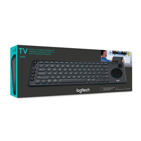 LOGITECH | 920-008824 | Teclado LOGITECH Inalámbrico TV K600 COLOR