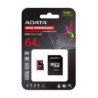 ADATA | AUSDX64GUI3V30SHA2-RA1 | MICRO SD 64GB DXC/SDHC UHS - ALTA RESISTENCIA V30- hasta 100 MB/80 MB por