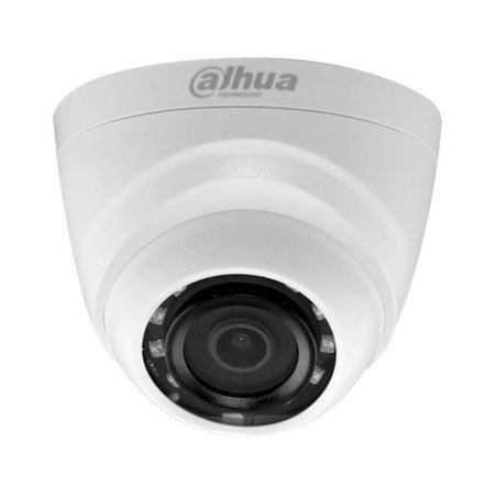 DAHUA | DH-HAC-HDW1200RN-2.8MM | Camara Dahua Domo,2MP, Lente fijo 2,8mm, 4en1 (CVI/TVI/AHD/CVBS), Plastico, IR20m,