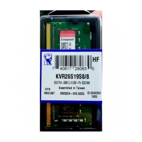 KINGSTON | KVR26S19S8/8 | Memoria Ram KINGSTON 2666 Portatil DDR4