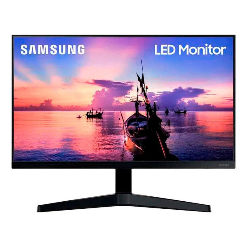 SAMSUNG | LF24T350FHLXZL | Monitor SAMSUNG 24 Pulgadas LED Con Panel IPS Diseño Sin Bordes COLOR Azul