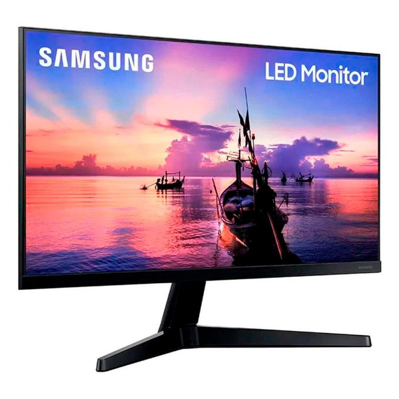 SAMSUNG | LF24T350FHLXZL | Monitor SAMSUNG 24 Pulgadas LED Con Panel IPS Diseño Sin Bordes COLOR Azul