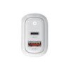 ORAIMO | OCW-A94D+L53-WHITE | Adaptador Cargador Rápido De 2 Puertos Oraimo kit US OCW-E94D + Cable L53 White