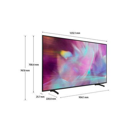 SAMSUNG | QN55Q60DAKXZL | Televisor Samsung FLAT QLED Smart TV 55 pulgadas, UHD 4K  /3,840 x 2,160 / DVB-T2 / Procesador