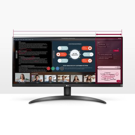 Monitor Full HD Ultrawide HDr 29" LG  Entry 29wp500-B