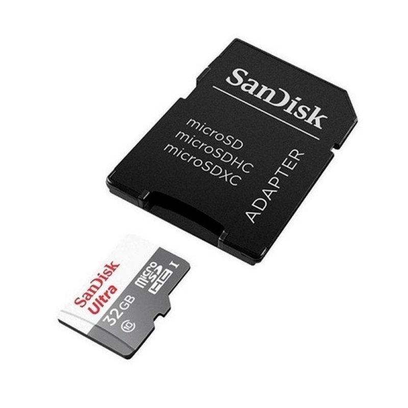 MPS | SDSQUNR-032G-GN3MA | Tarjeta micro SD SANDISK Ultra UHS-I 32GB Clase 10 COLOR