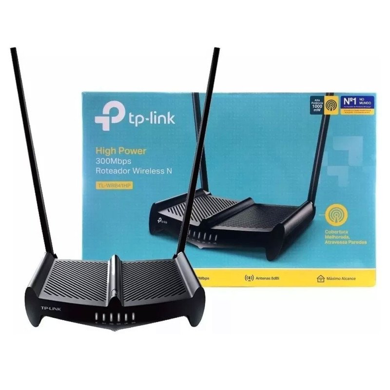 TPLINK | TL-WR841HP | Router TPLINK Inalámbrico de Alta Potencia 300Mbps COLOR