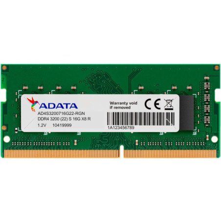 Memoria Ram ADATA Portátil Ddr4 16gb 3200mhz Ad4s320016 G22-Sgn