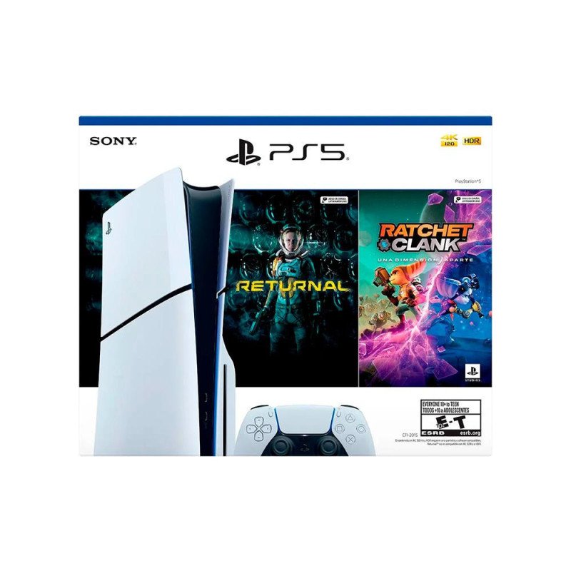 SONY | 711719570820 | PS5 HW 2015 Bundle Latam Digital + PS5 Returnal (voucher) + PS5 Ratchet