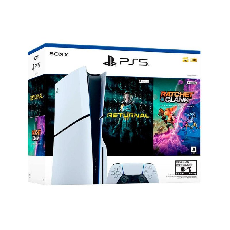 SONY | 711719570820 | PS5 HW 2015 Bundle Latam Digital + PS5 Returnal (voucher) + PS5 Ratchet