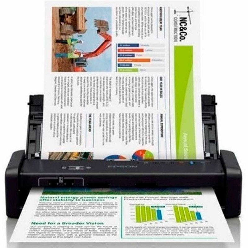 EPSON | B11B242201 | Escáner WorkForce ES-300W inalámbrico dúplex portátil para documentos