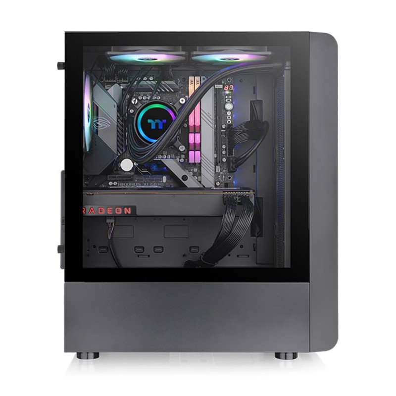 Chasis Thermaltake S200tg Black/ Win/ Spcc/Tempered Glass*1/120mm ARGB Lite Fan*3/Brown Box