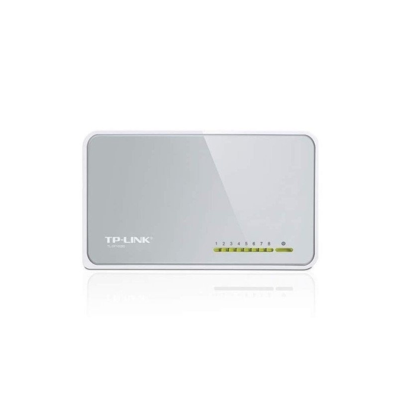 TPLINK | TL-SF1008D | Switch de Escritorio TPLINK de 8 Puertos de 10/100 Mbps COLOR