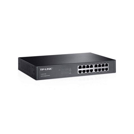 TPLINK | TL-SG1016D | Switch TP-LINK NO Administrable con Base de Montaje / de Escritorio de 16 Puertos