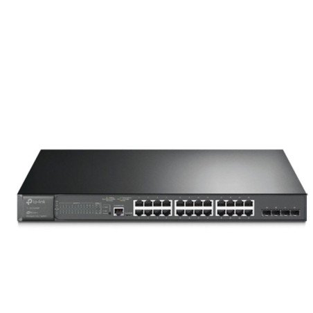 TPLINK | TL-SG3428MP | Switch TPLINK Administrable 24 Puertos Giga 24 Puertos POE L2 4 Ranuras SFP COLOR