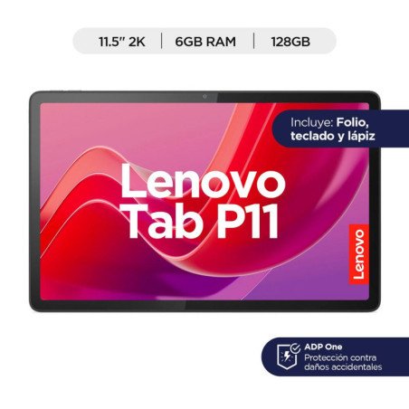 LENOVO | ZABF0240CO | Tablet Portatil Lenovo P11 TB350FU (2nd ge) 11,5 Pulgadas 2K con WIFI, 6GB RAM + Almacenamiento 128GB +