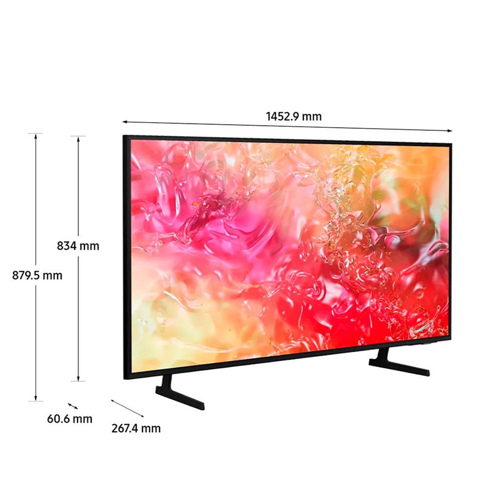 SAMSUNG | UN65DU7000KXZL | Televisor Samsung FLAT LED Smart TV 65 pulgadas Crystal UHD 4K  /3,840 x 2,160 /HDR / DVB-T2 /LAN