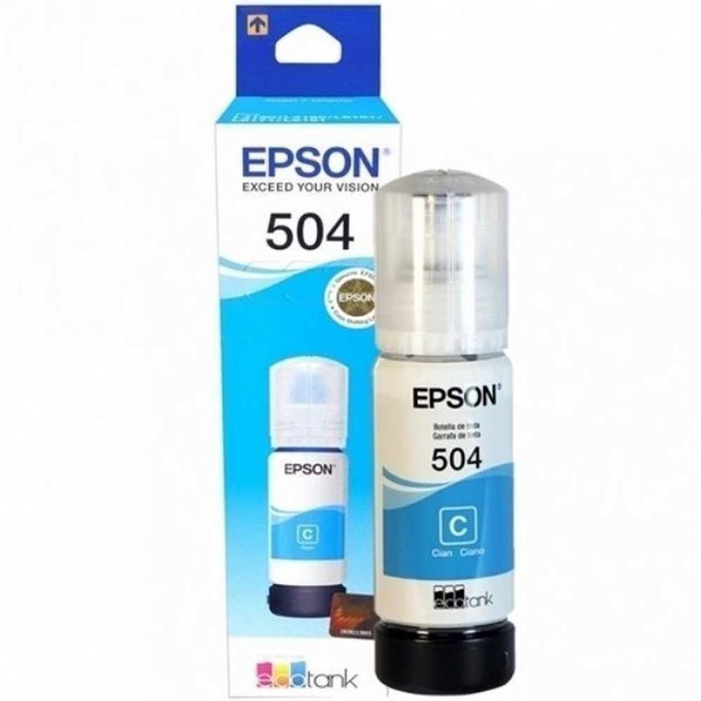 EPSON | C13T03N22A | Botella Epson T504220-AL CYAN L4150 / L4160 (6.000