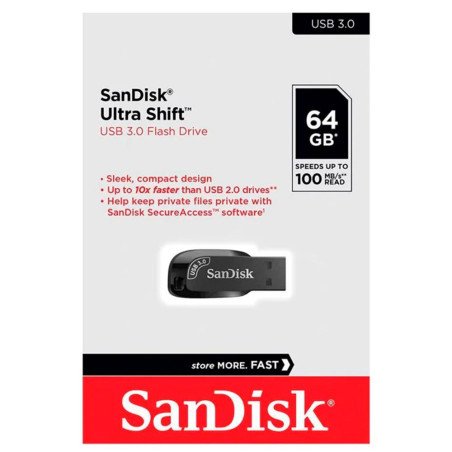 MPS | SDCZ410-064G-G46 | Memoria USB SanDisk Ultra Shift 3.0 64GB