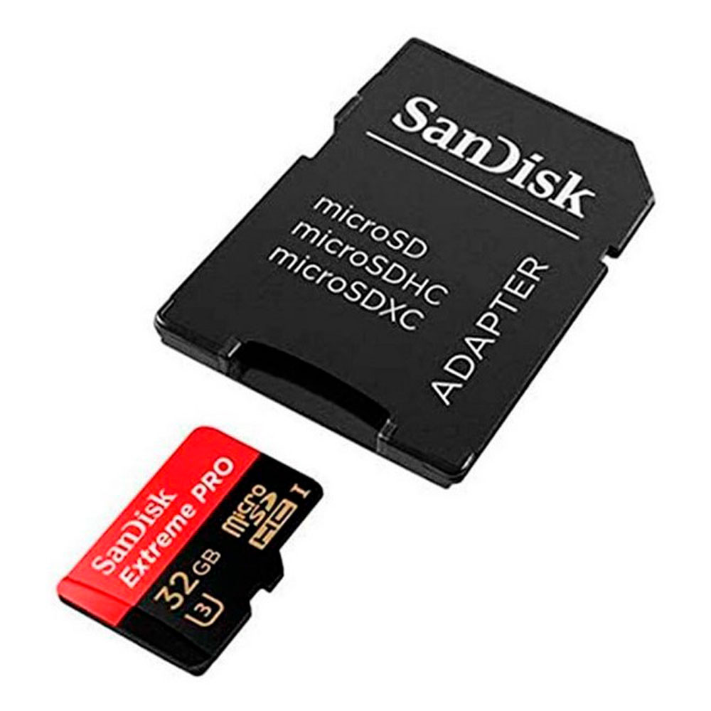 MPS | SDSQXCG-032G-GN6MA | Memoria Micro SD SANDISK Extreme Pro 32GB UHS-I COLOR Negro Y