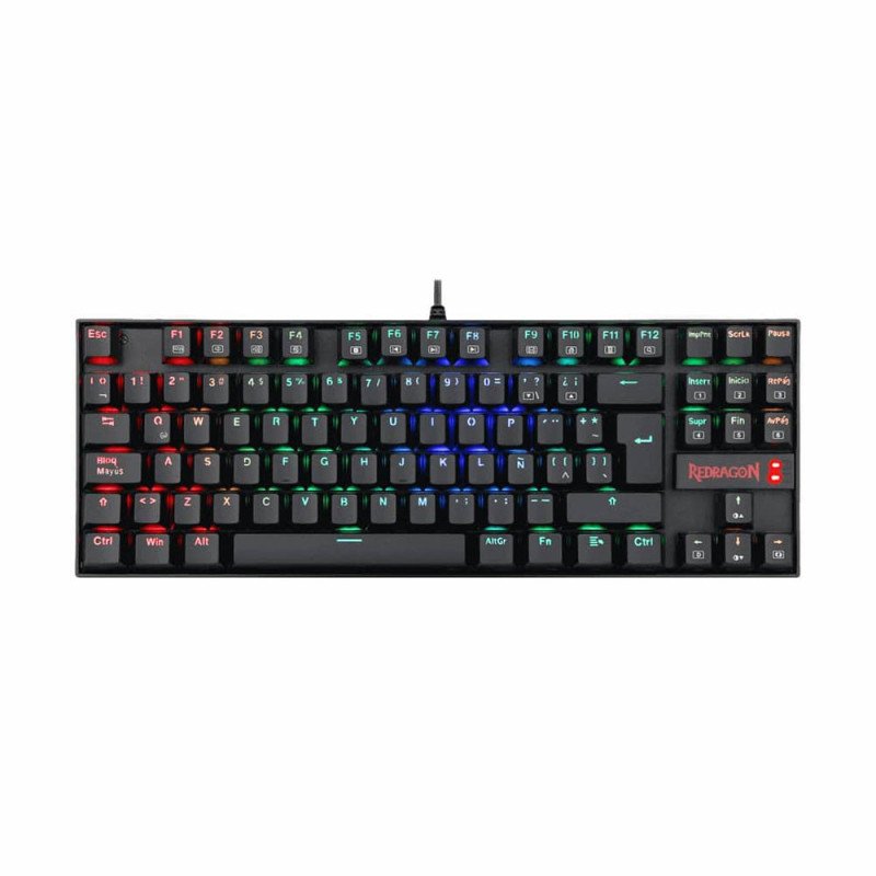 Combo Teclado Y Mouse REDRAGON K552RGB-Ba-Sp con Luces RGB en Español