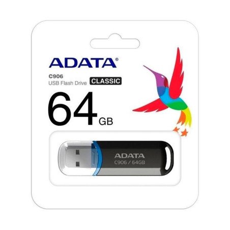 ADATA | AC906-64G-RBK | ADATA Memoria USB 2.0 64GB COLOR