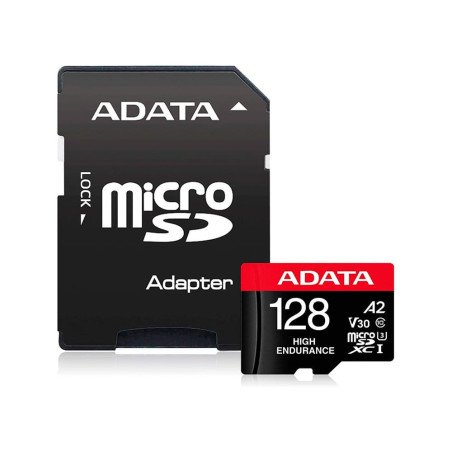 ADATA | AUSDX128GUI3V30SHA2-RA1 | MICRO SD 128GB DXC/SDHC UHS - ALTA RESISTENCIA V30- hasta 100 MB/85 MB por