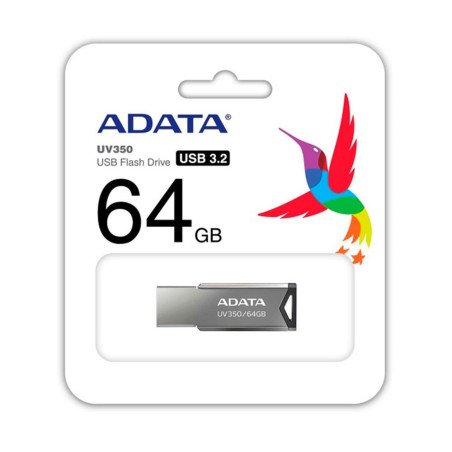 ADATA | AUV350-64G-RBK | ADATA Memoria USB 64GB COLOR