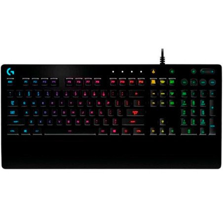 LOGITECH | 920-008084 | Teclado G213 prodigy logitech gaming ingles alámbrico USB RGB lightsync color