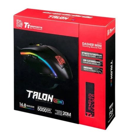 Mouse THERMALTAKE Talon Elite RGB+ Pad Mousemo'terwdotbk01xv004047