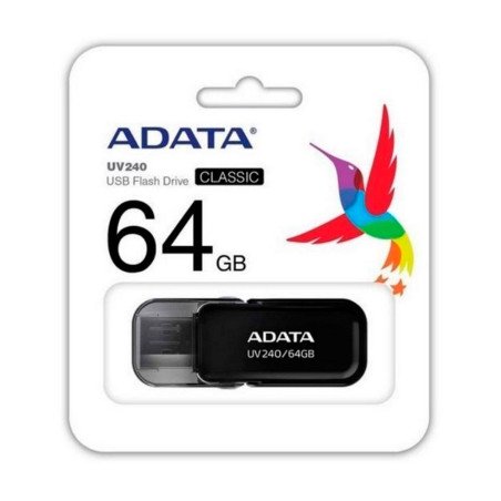 ADATA | AUV240-64G-RBK | ADATA Memoria USB 2.0 UV240 64GB COLOR