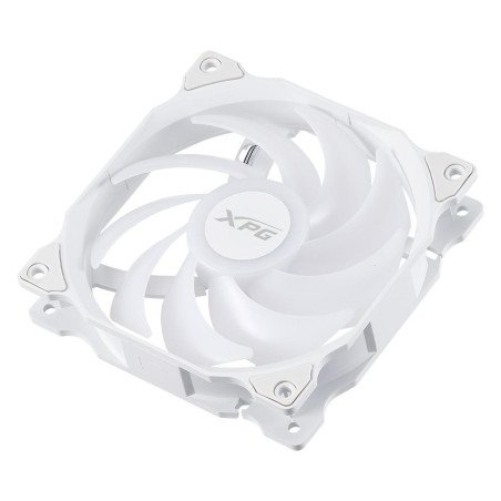 ADATA | VENTOR120ARGBPWM-WHCWW | XPG VENTO Reverse 120 ARGB PWM 3 Pack, White, Rifle Bearing, 120mm Fan, 4-Pin PWM, Speed: