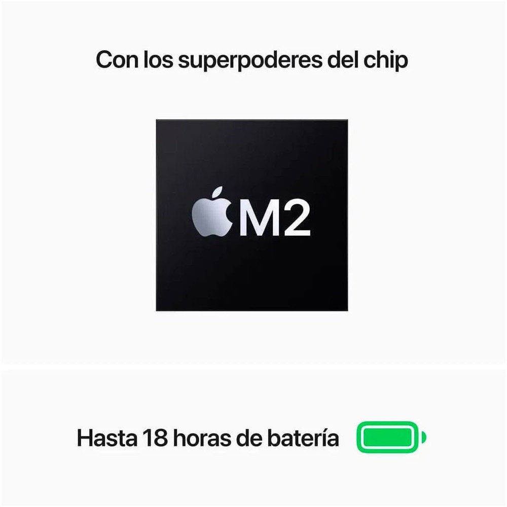 APPLE | MLXX3E/A | MacBook Air de 13 pulgadas: 512 GB SSD - Gris