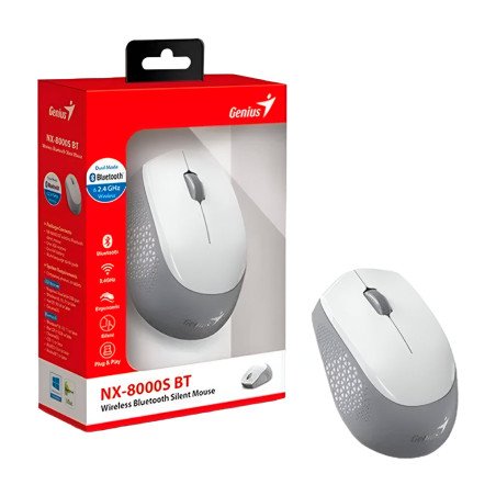 GENIUS | 31030034400 | MOUSE INALAMBRICO BLUETOOTH NX-8000S BT