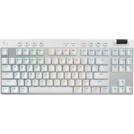 LOGITECH | 920-012143 | TECLADO PRO X TKL LIGHTSPEED - WHITE - US -