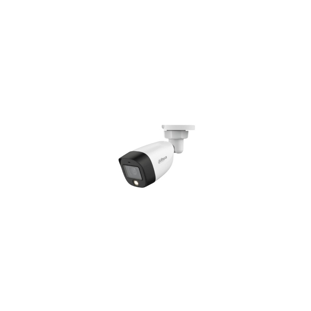 DAHUA | DH-HAC-HFW1209CN-LED-2.8MM | Camara Dahua Bullet, 2MP, Full Color, Lente Fijo 2,8mm, IR20M, 4en1 (CVI/TVI/AHD/CVBS),