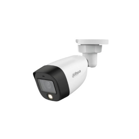 DAHUA | DH-HAC-HFW1209CN-LED-2.8MM | Camara Dahua Bullet, 2MP, Full Color, Lente Fijo 2,8mm, IR20M, 4en1 (CVI/TVI/AHD/CVBS),