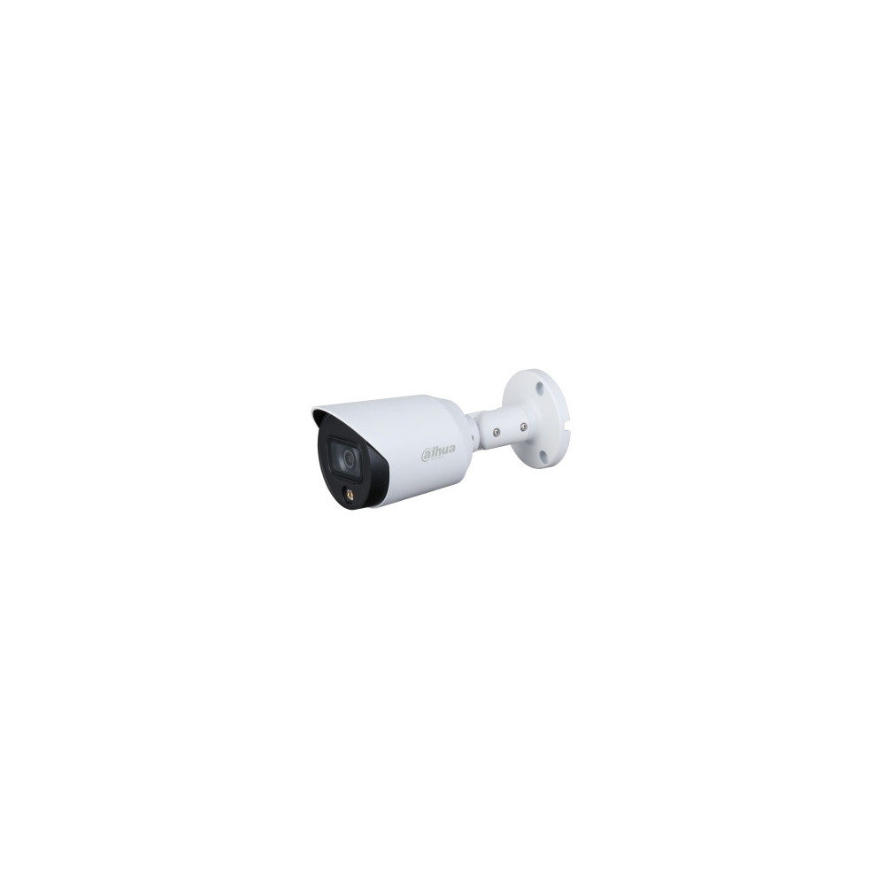 DAHUA | DH-HAC-HFW1239TN-A-LED-3.6MM | Camara Dahua Bullet, 2MP, Full Color, Lente Fijo 3,6mm, IR20M, Audio incorporado, 4en1