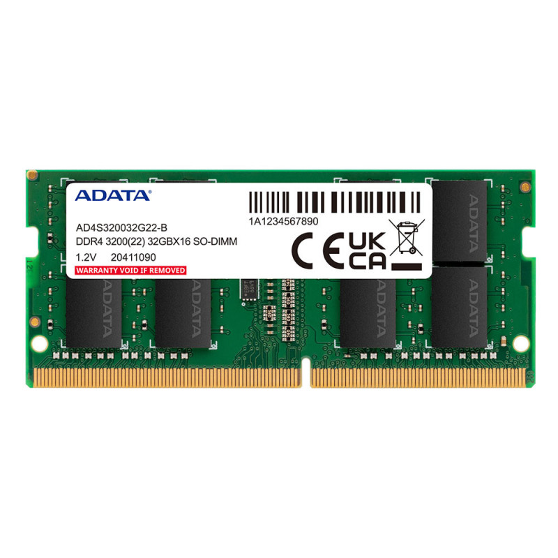 Memoria Ram ADATA para Portátil Ddr4 32gb 3200mhz  Ad4s320032g22-Sgn