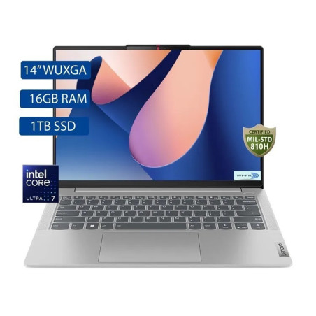 LENOVO | 83DA006ELM | Portátil Lenovo IP Slim 5 14IMH9 Intel Core Ultra 7 155H 14 Pulgadas FHD Memoria 16GB Estado Solido 1TB