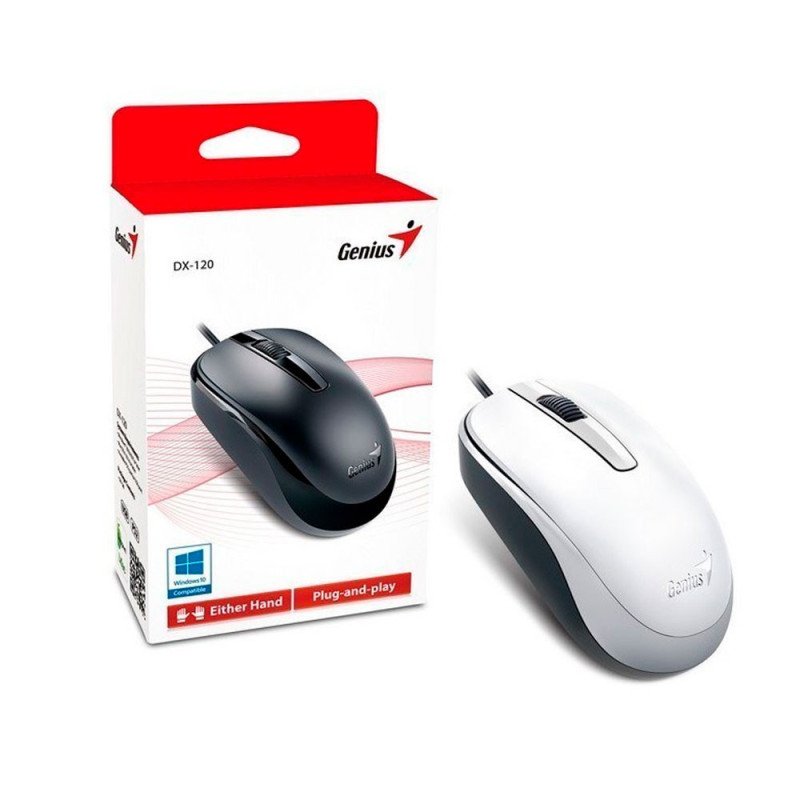 GENIUS | 31010105102 | Mouse GENIUS DX-120 USB Alambrico COLOR